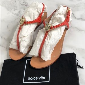 Dolce vita snake sandals